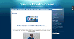 Desktop Screenshot of discoverfloridasoceans.com